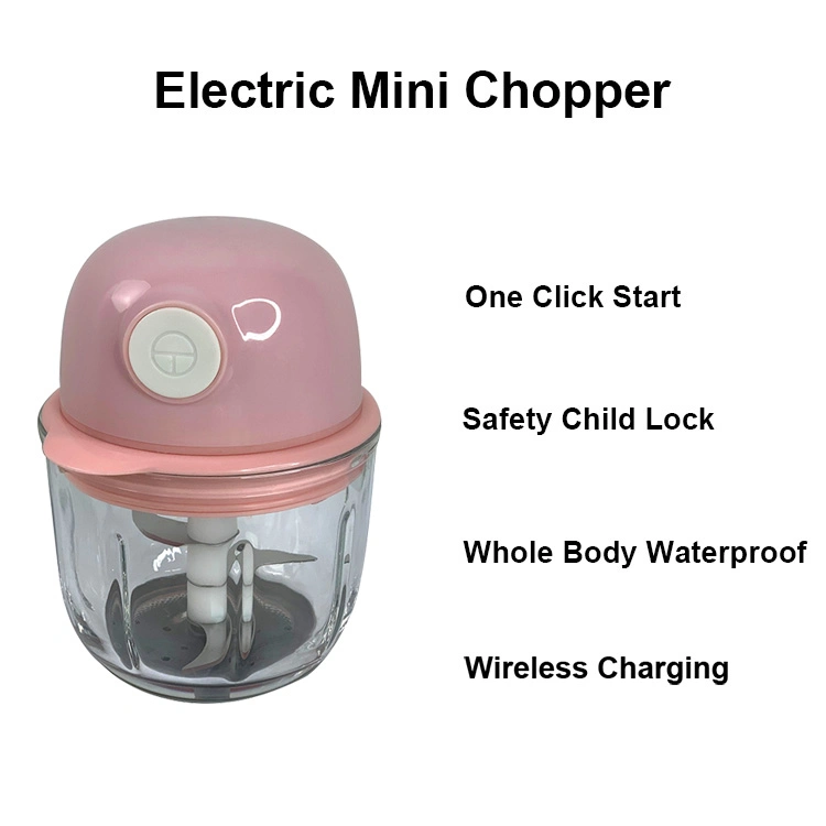 Mini Chopper Portable Household Multifunctional Blender with USB Socket