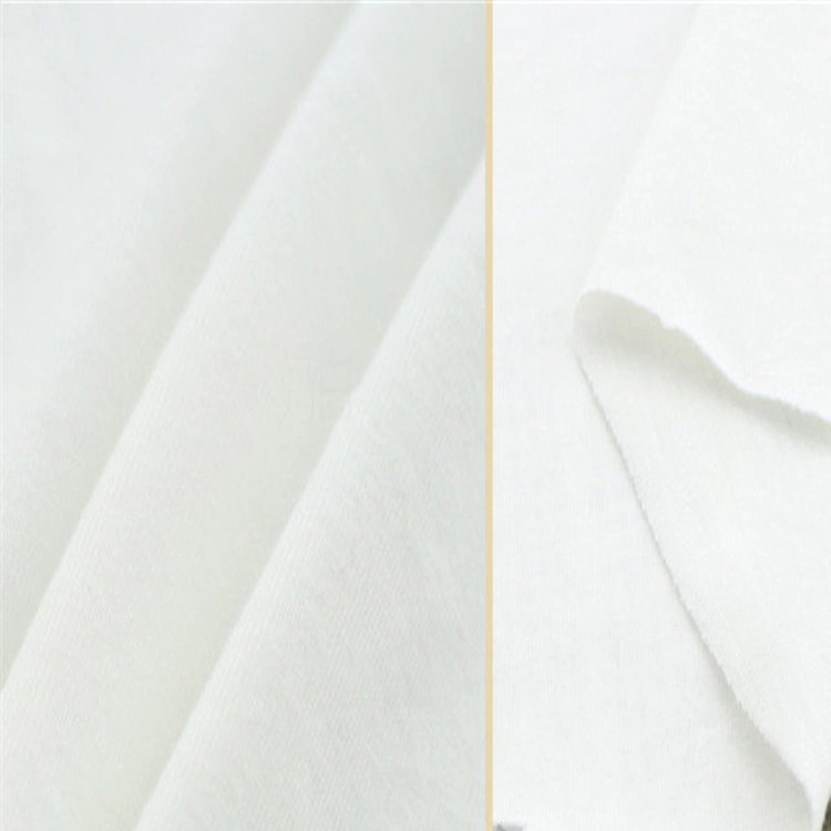 Wholesale/Supplier High quality/High cost performance  45s Rayon Viscose Fabric Pr Fabric Stripe 80% Cotton 20% Polyester Grey 180g Single DOT Fabric Jersey Fabric
