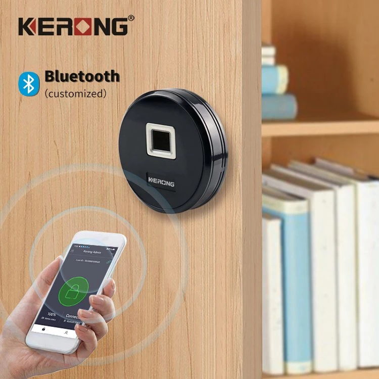 KERONG  Gym SPA Sauna Mobile APP Remote Control Smart Electronic Biometric Fingerprint Embedded Cabinet Lock