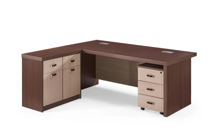 Modern Office Furniture Desk L Shape Furniture Office Table China Manufacture Wooden Furniture