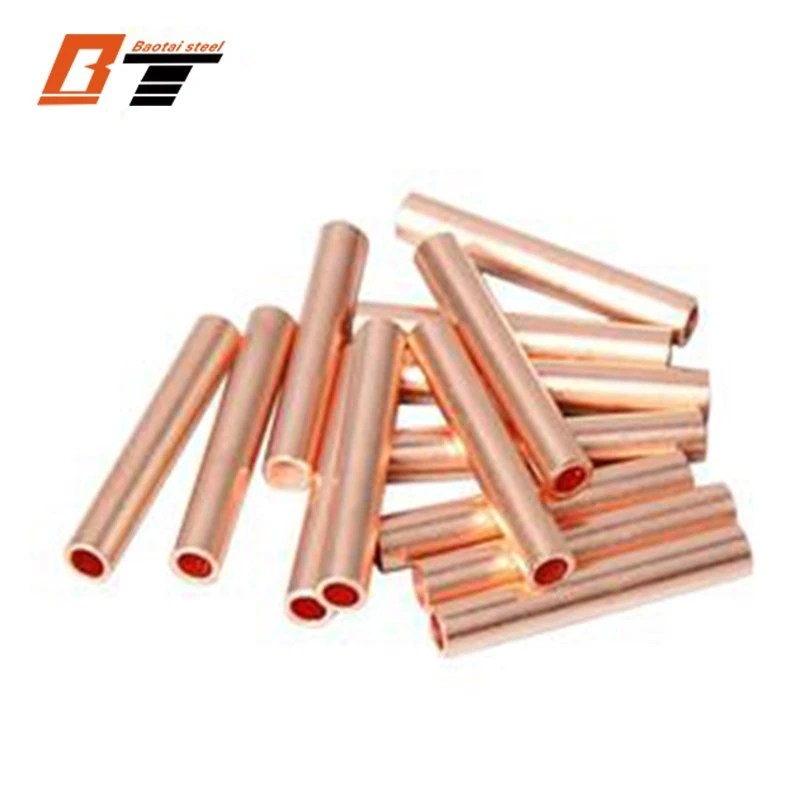 C10100 C10200 C11000 T1 T3 T4 Copper Square Tube مكيف هواء غير سلس ناعم ومسلس باللون الأحمر بنسبة 99,9% ASTM B111 مقاس 6 بوصات أنبوب نحاسي Sch40 1/4 3/8 C70600 C71500