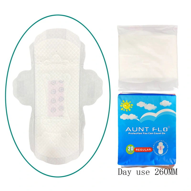 Mayorista Loose Sanitary Pads Señoras de Higiene Femenino Productos