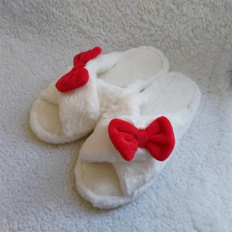 New Bow Outside The Home to Wear Open-Toe Thick Sole Wholesale/Supplier Slippers