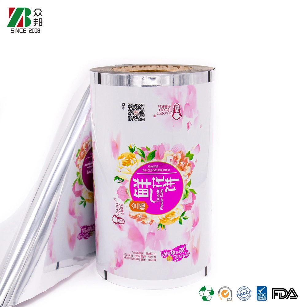 ZB Packaging Film China Food Packaging Material Manufacturing Plastic Laminate Rollstock Packaging Film for Cookie Packaging