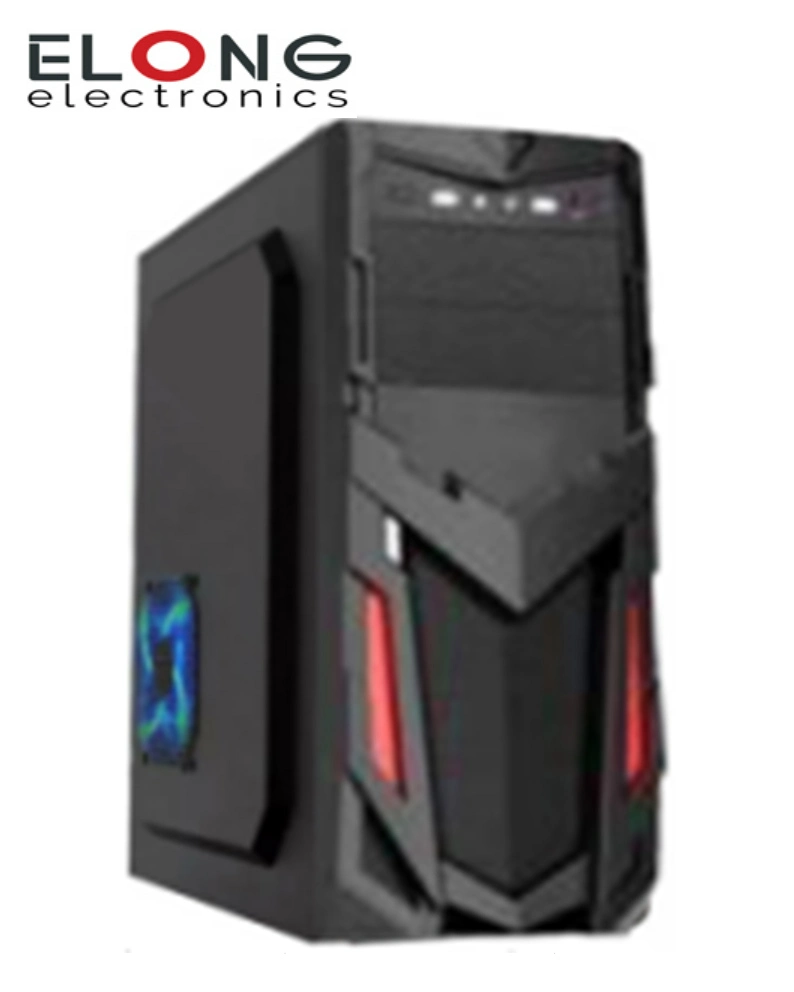 Nouveau design rouge ATX Gaming Computer cas