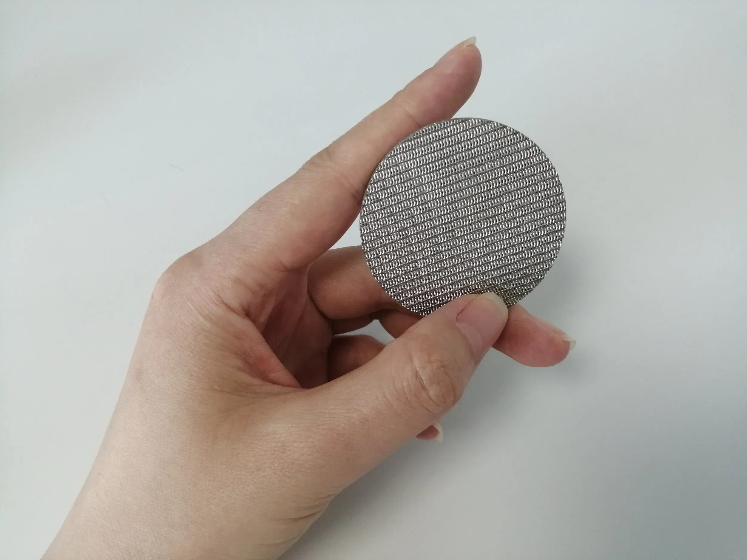 Round Shape 304 Stainless Steel Woven Mesh Filter Screen Disc