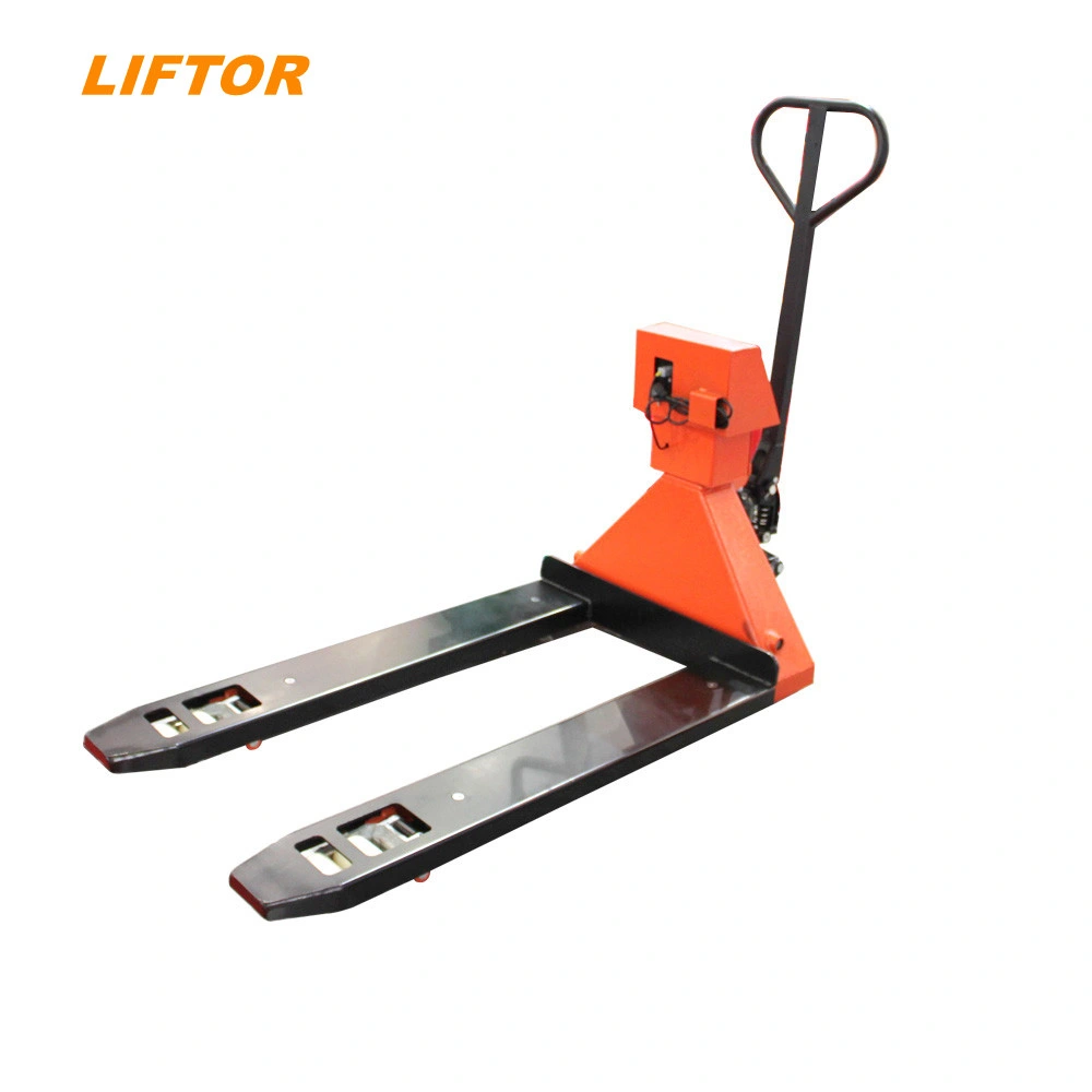 Balance Digital Hand Manual Pallet Truck Jack 1000kg Weighing Scale Manual Hydraulic Hand Pallet Truck Scale