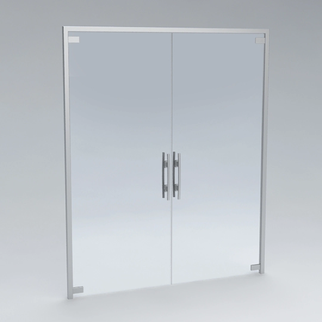 Puerta de ducha de cristal transparente hardware sólido estructura de aluminio Ducha deslizante Pantalla