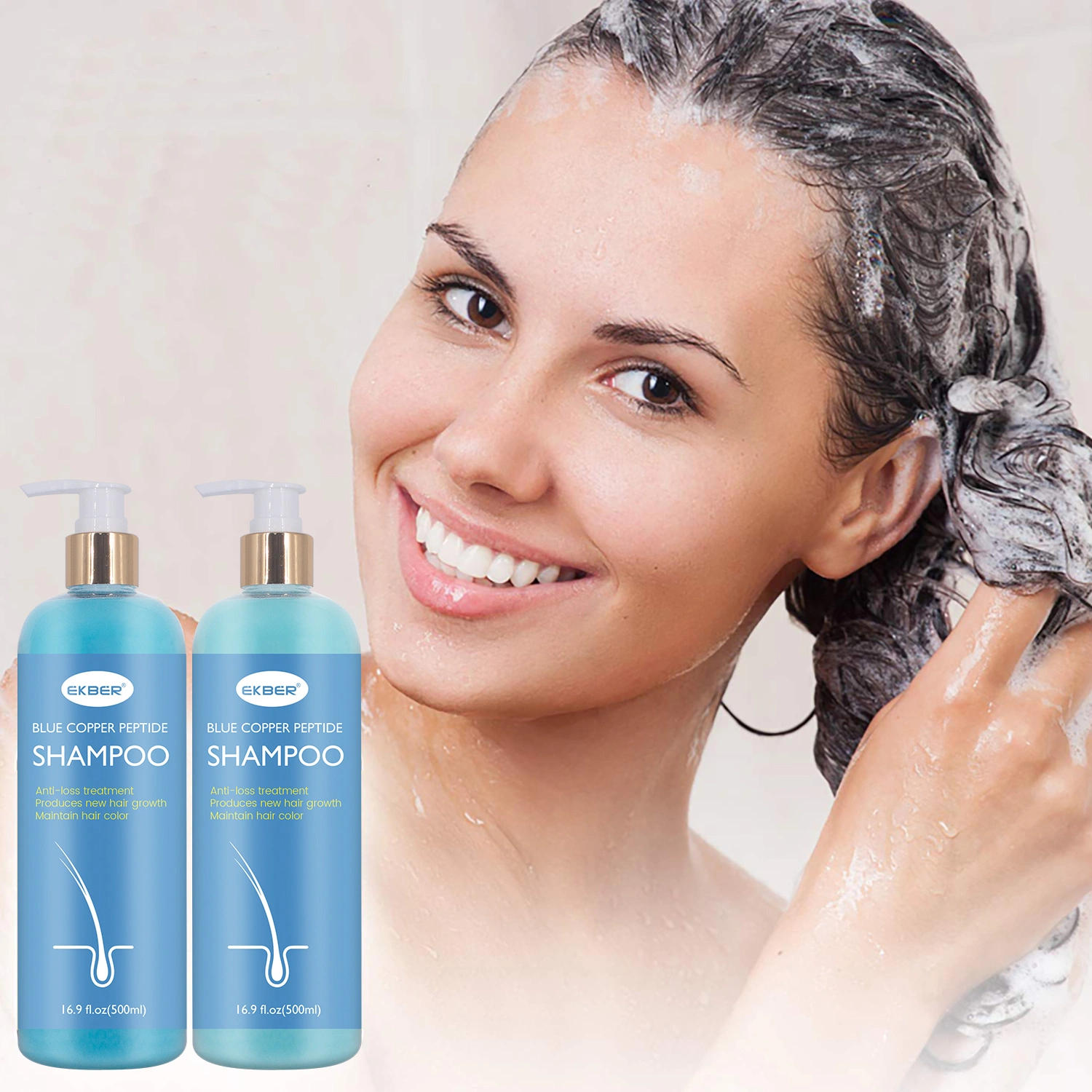 Blue Kupfer Peptide Shampoo-Kit