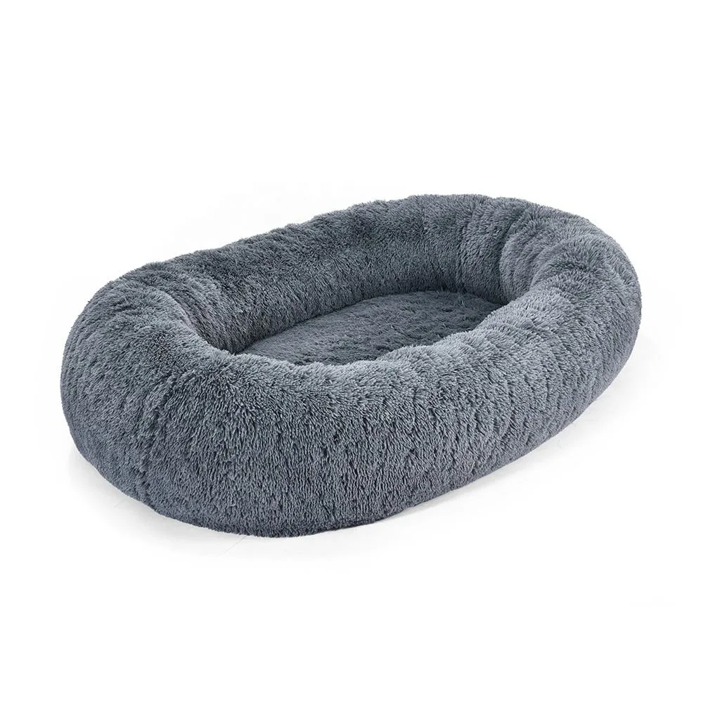 Hot Pet Produkt Memory Foam Orthopädische Haustier Bett Luxus Plüsch Riesiges Extra Großes Hundebett Für Menschliche Tiere