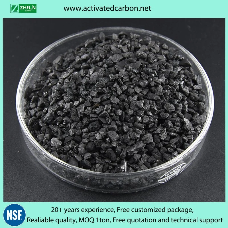 Water Treatment Crushed GAC 8X30mesh Bulk Activated Carbon Granules for Sale