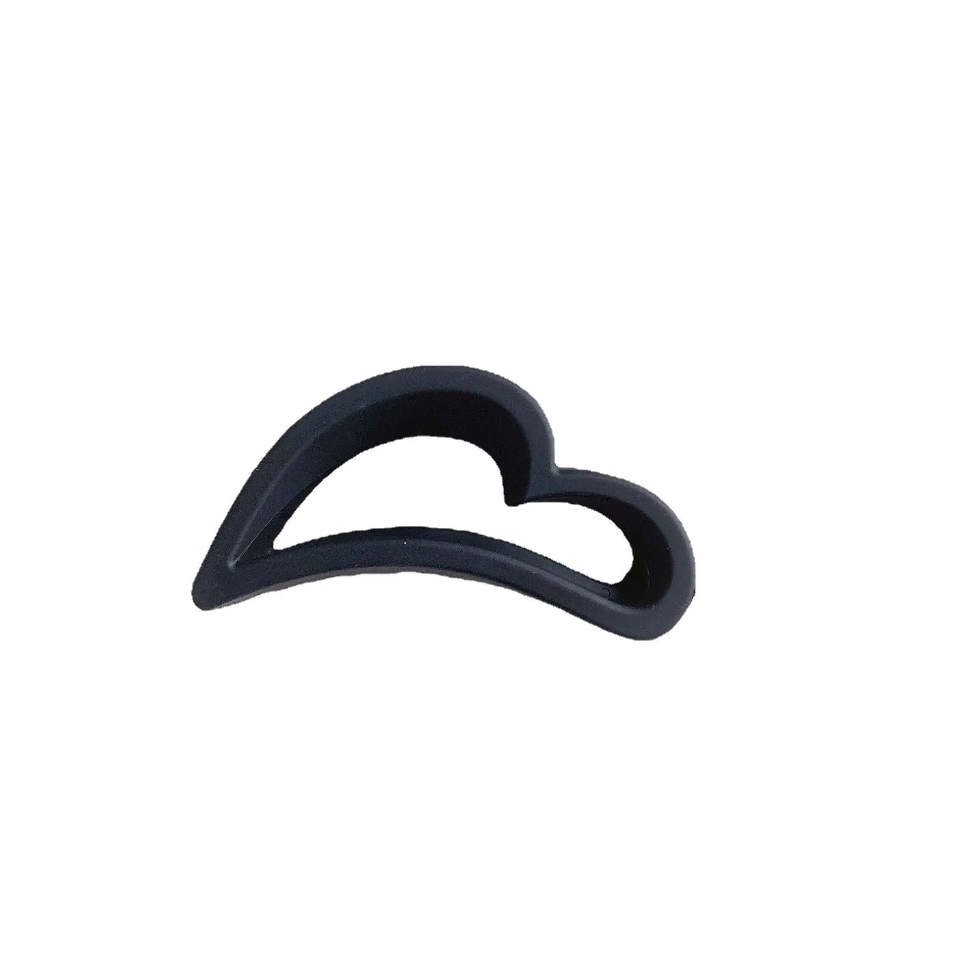 New Design Fashion 9cm Heart Matte Strong Hold Nonslip Hair Claw Clips