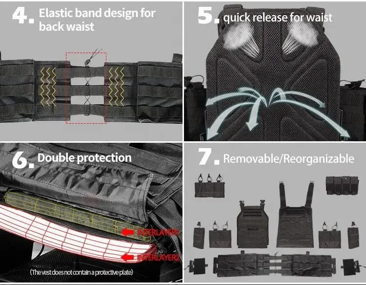 Outdoor Tarnmuster Sicherheit Aromr Plate Carrier Training Combat Taktische Weste