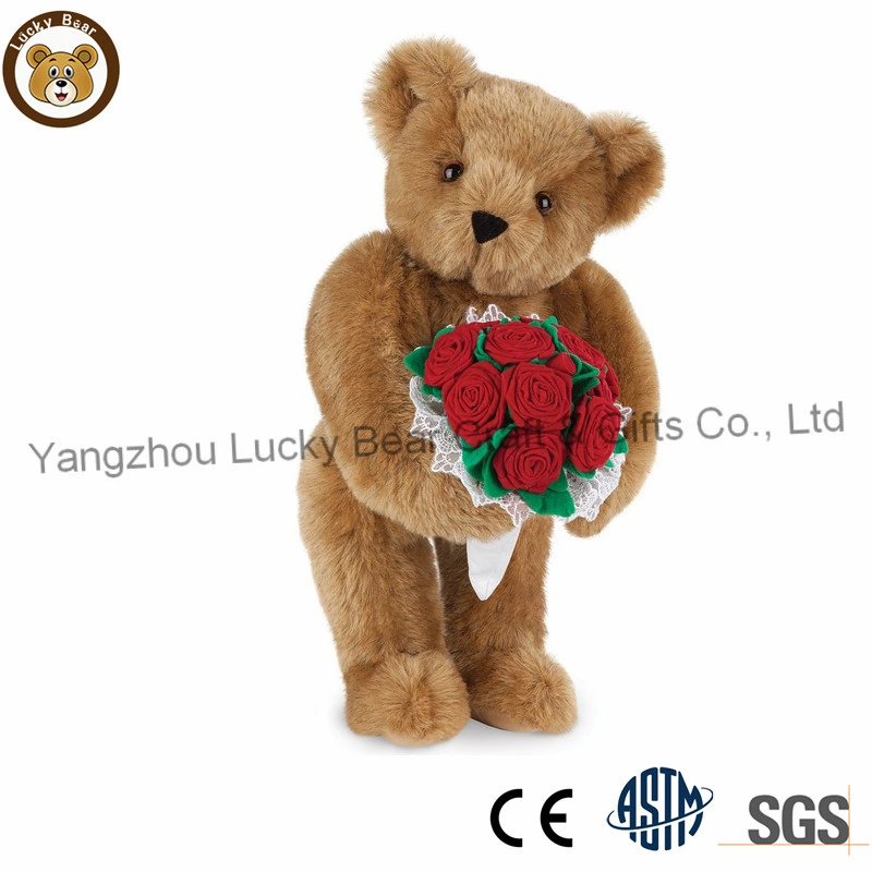 Custom Design Lovely Stuffed Soft Baby Doll Plush Teddy Bear Toys