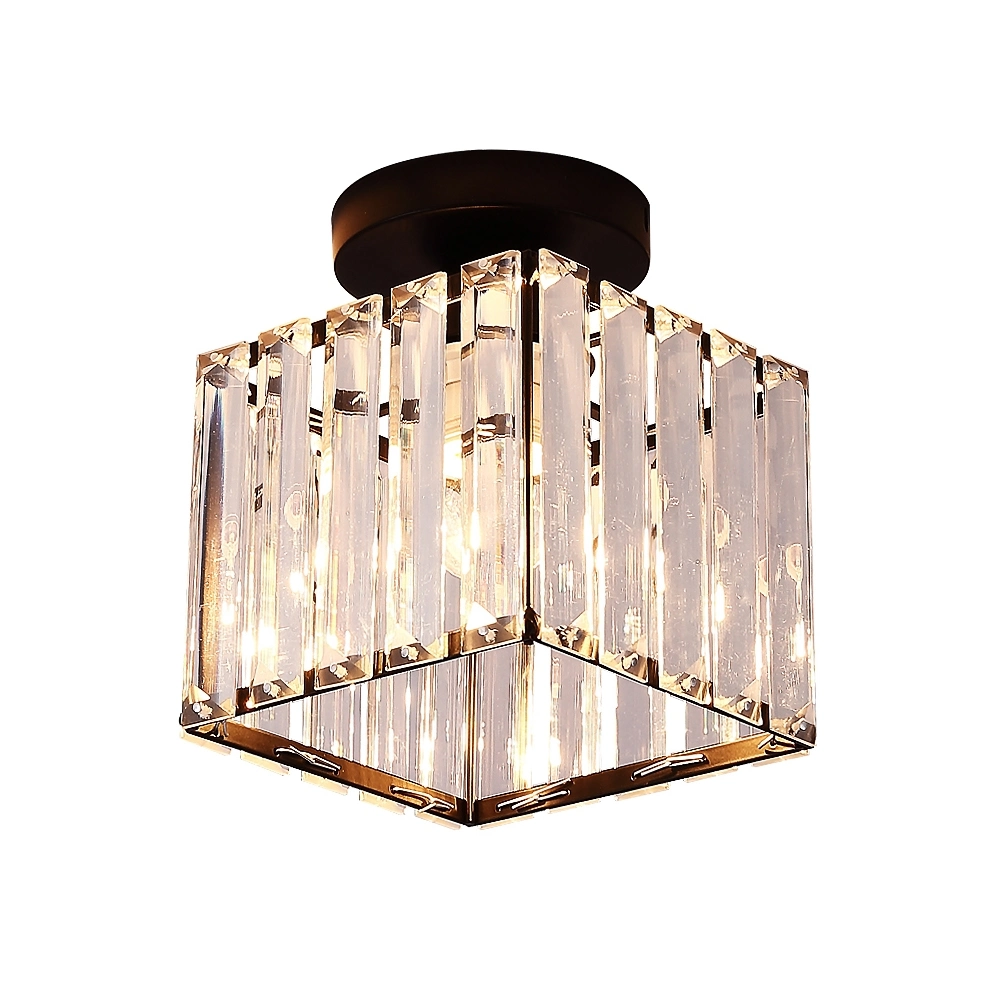 Nordic Modern LED Chandelier Hotel Restaurant Luxury Crystal Ceiling Lamp