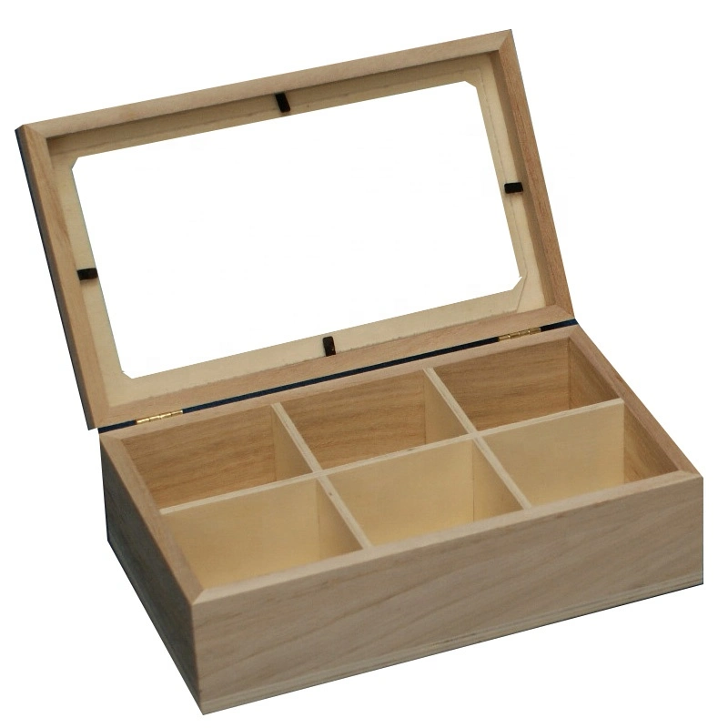 Wooden/Wood Multi-Grid Box with Dividers for Rings/Jewelry Storage/Packing/Collection