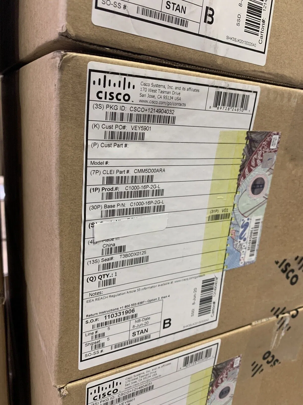 Сетевой коммутатор Cisco Catalyst 1000-16p-2g-L, 16 порта Gigabit Ethernet PoE+, бюджет мощности PoE 120 Вт, коммутатор Ethernet