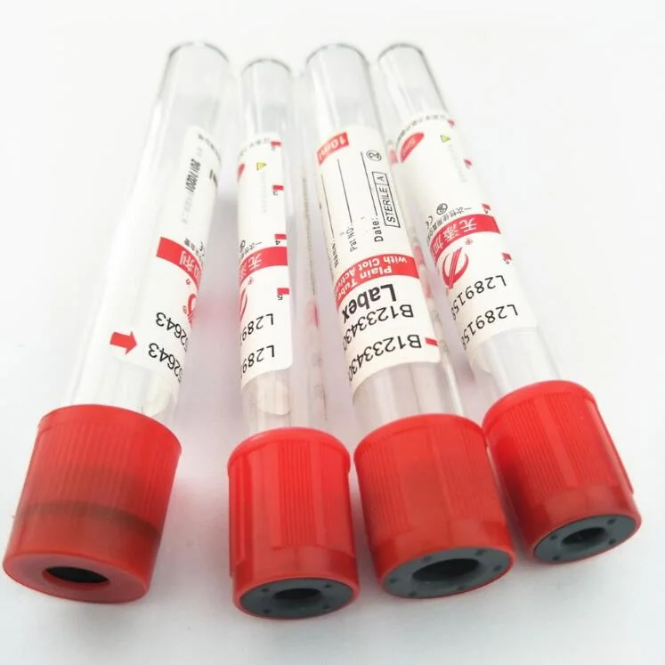 Collection Sampling Blood Tube Blood Draw Tubes Vacuum Serum Test Tube