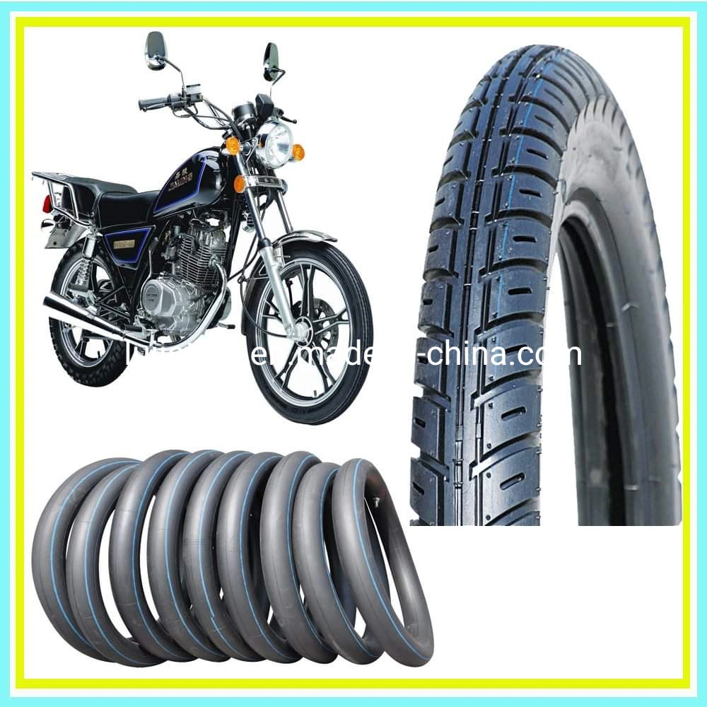 300-17 300-18 450-12 500-12 275-17 275-18 ISO Nylon 6PR langlebige Motorrad-Innenrohr, Motorrad-Reifen, Butyl-Rohr, Naturrohr mit ISO DOT SONCAP CIQ