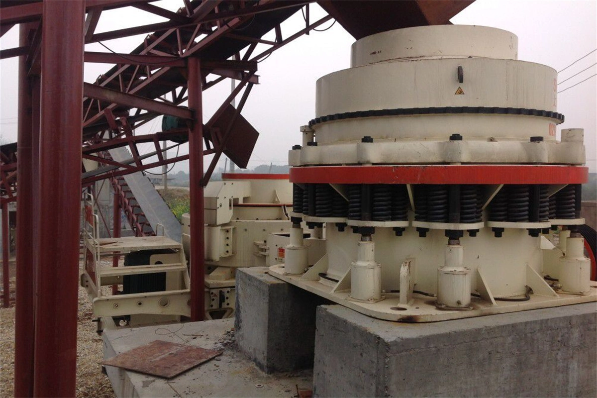 Symons Cone Crusher for Hard Rock Granite Basalt Crushing Plant