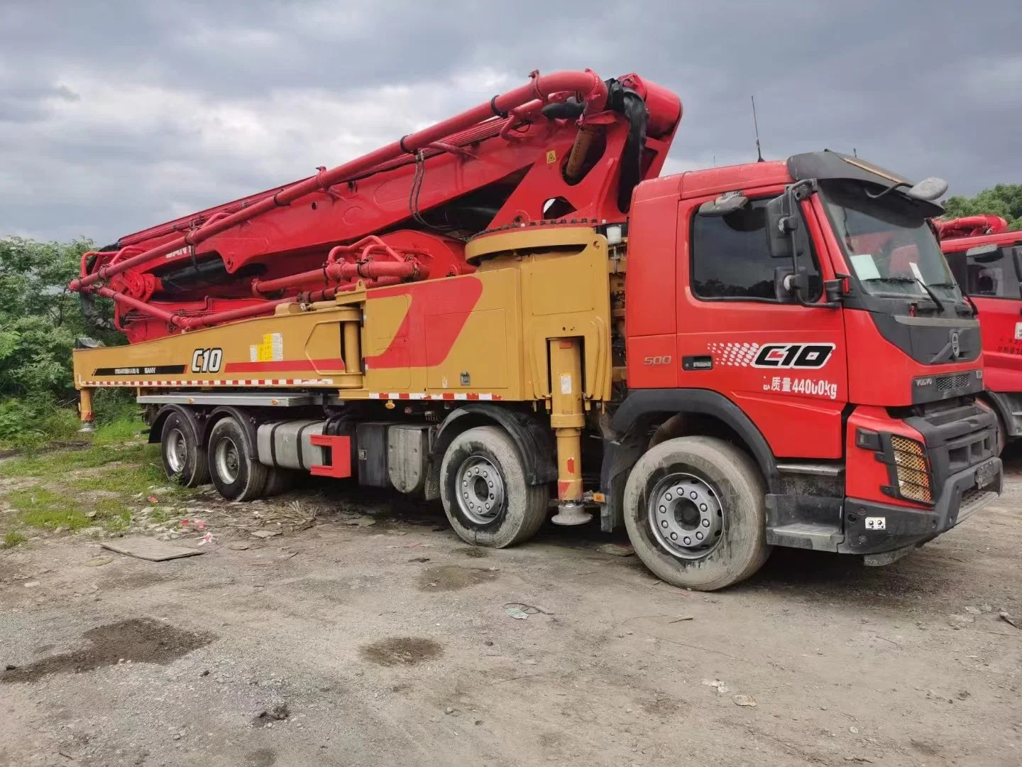 2019 Truck Mounted Pump 62m Used Concrete Pump Truck Volvo Chassis