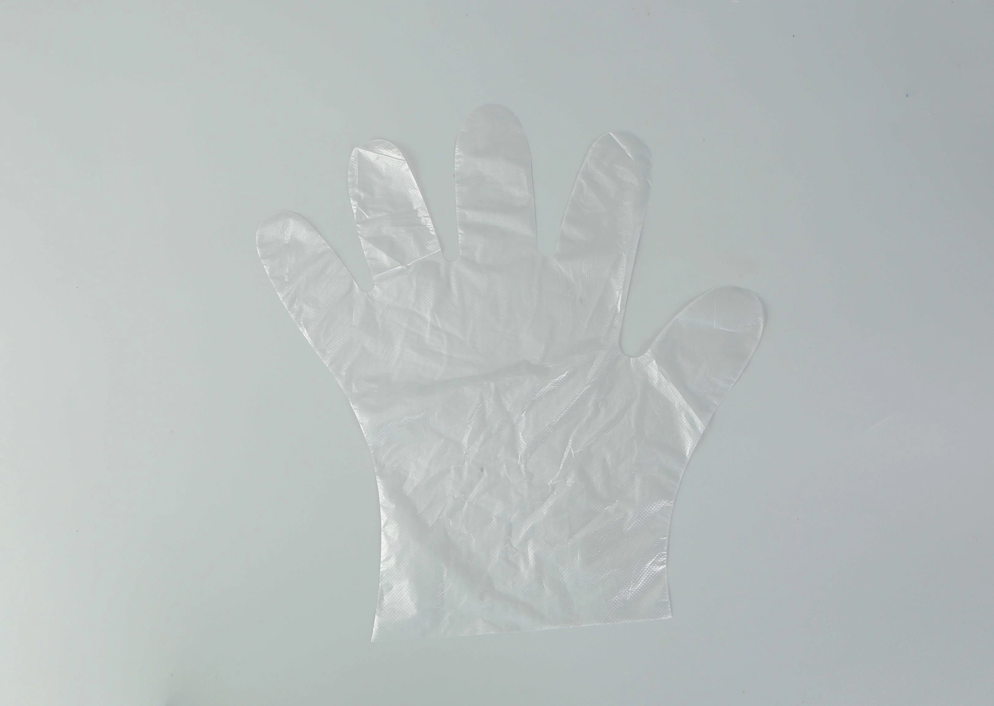 Disposable PE Glove Embossed for Medical