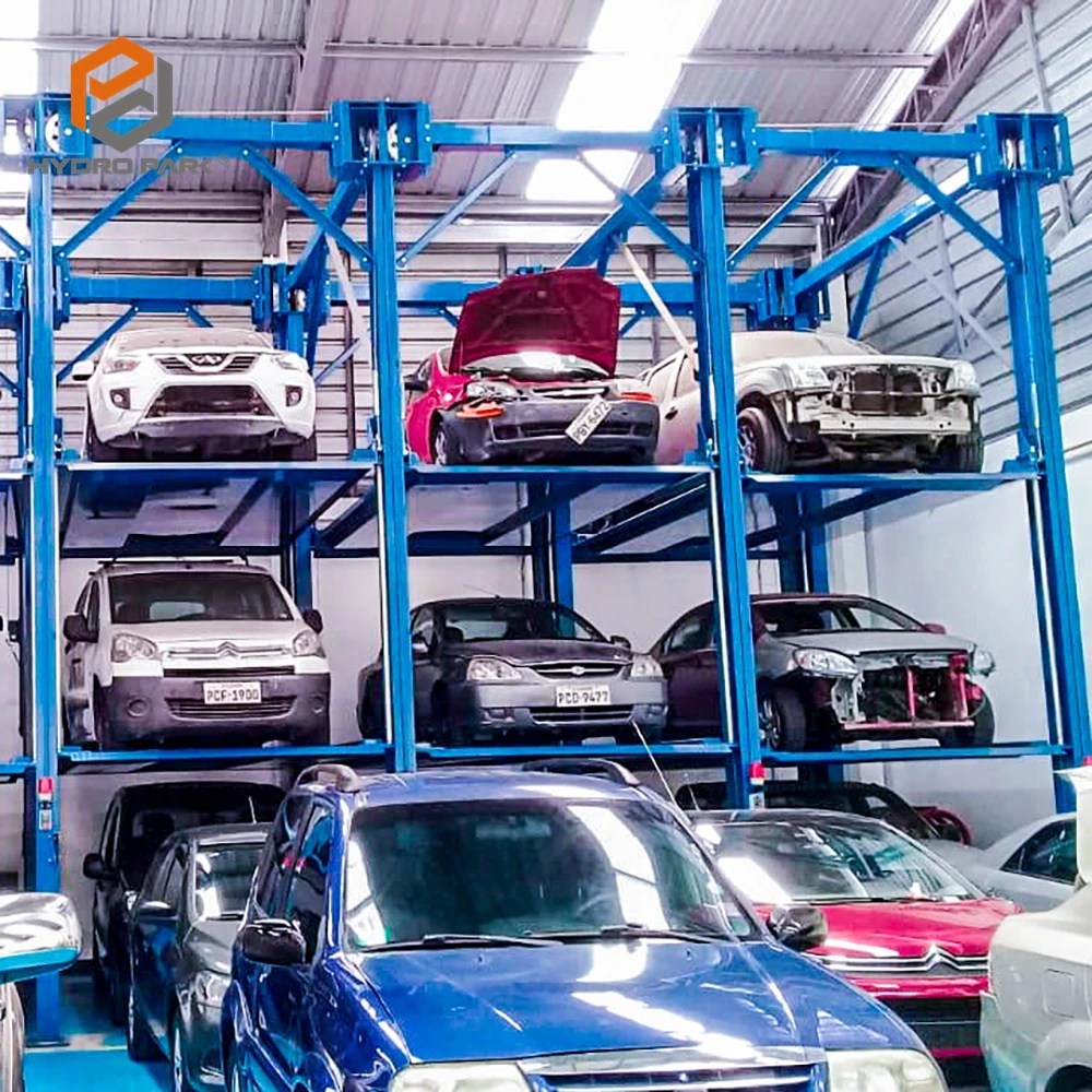 Hydraulic Four Level Car Parking Vertical Car Garage