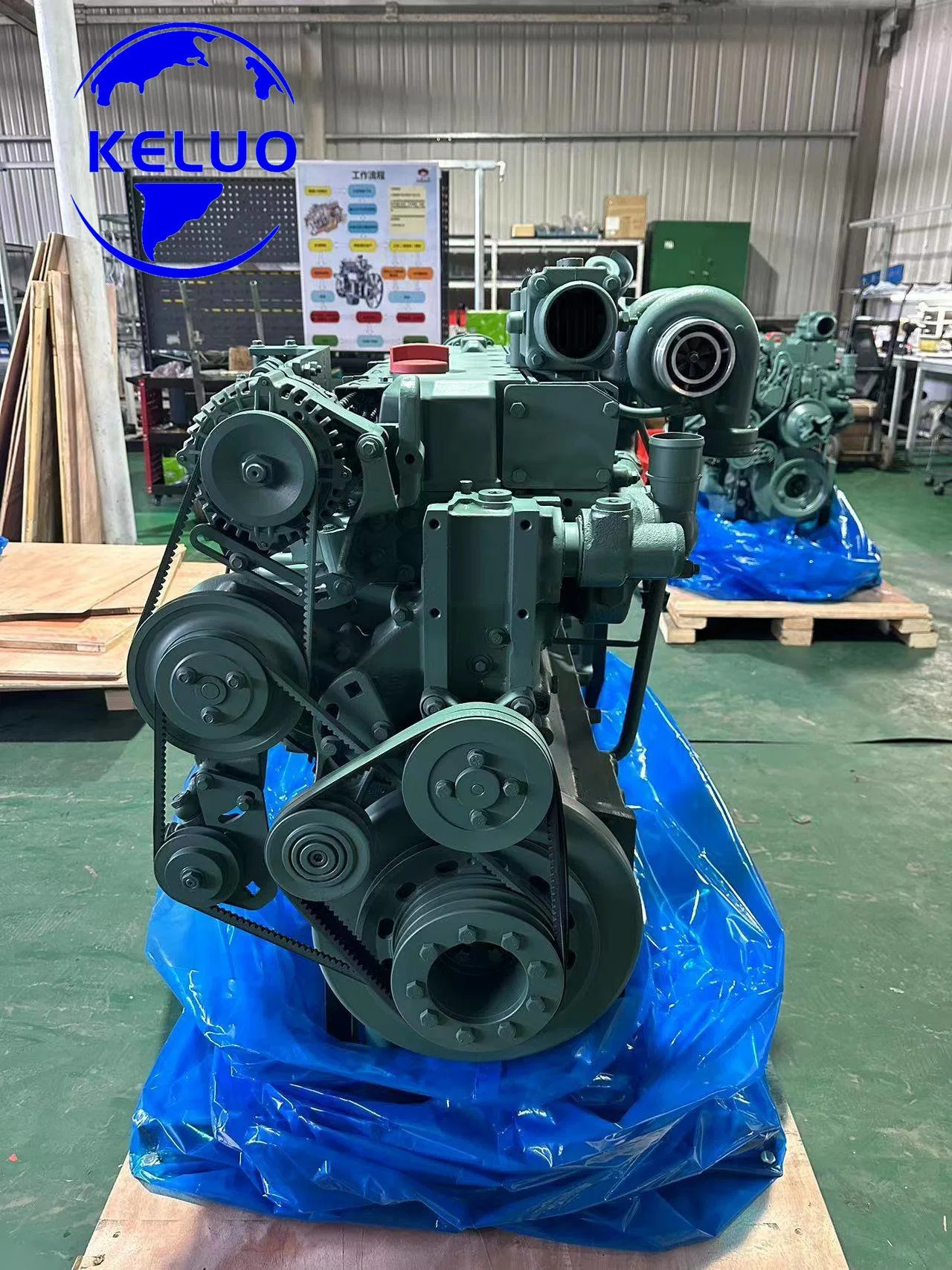 Diesel Engine D6d D6e D7d D7e D4d D4e D5d D5e Engine Assembly for Volvo Excavator