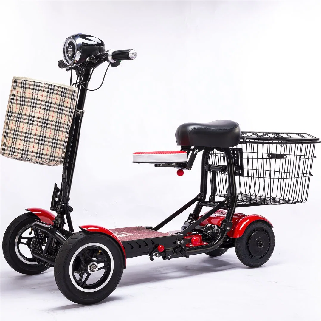 Producto caliente 2021 de alta calidad personalizado CE RoHS movilidad Elektroroller Scootmobiel plegable para minusválidos con asiento para niños