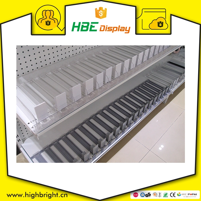 Retail Display Adjustable Merchandise Shelf Pusher System