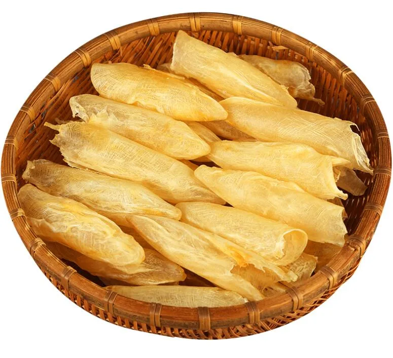 Nutritional Tonic Food 150PCS 500g African Yellow Fish Maw Ichthyocolla Seafood Isinglass