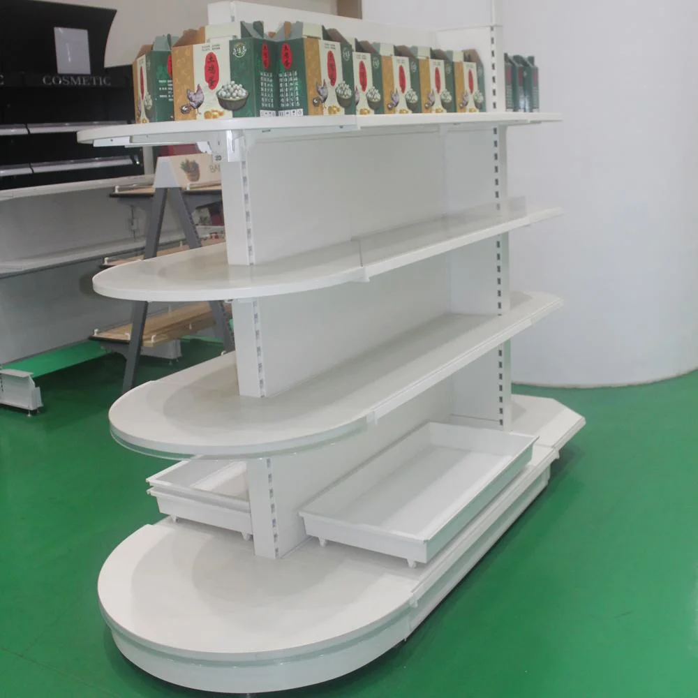 Diseño personalizado de metal supermercado muebles Rack