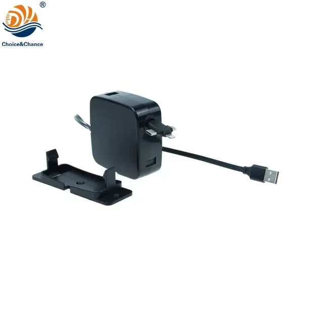 Carregador de flash fabricado na China Cabo USB de bobina retrátil Micro USB