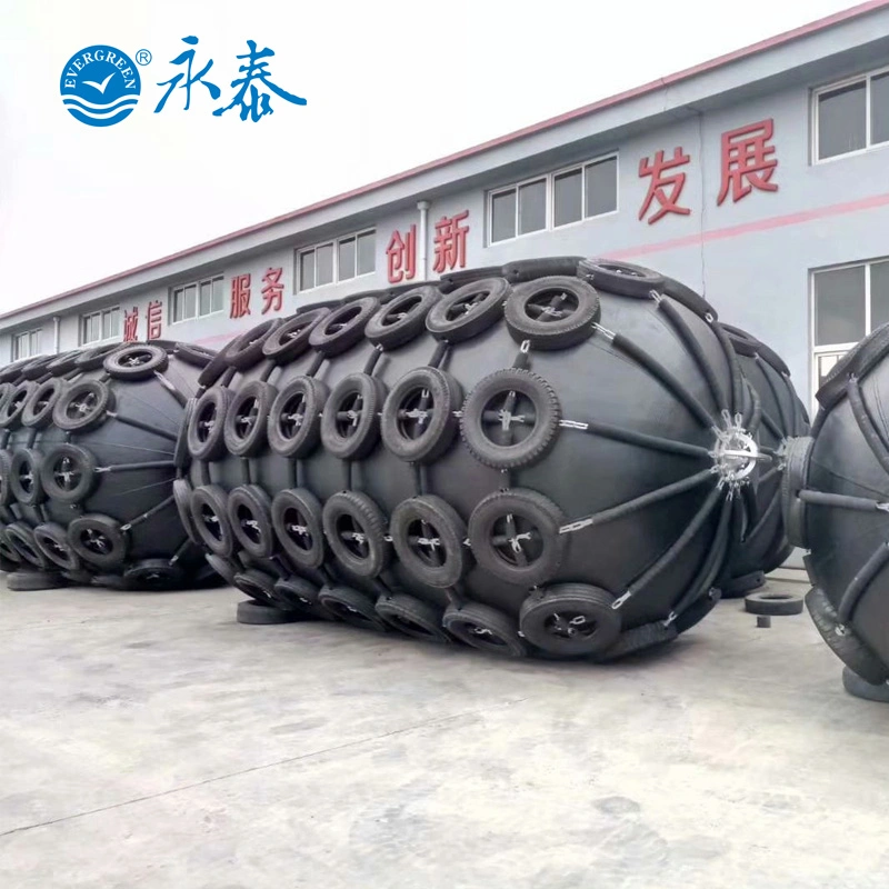 Evergreen CTN Type Pneumatic Yokohama Rubber Fenders 80kpa