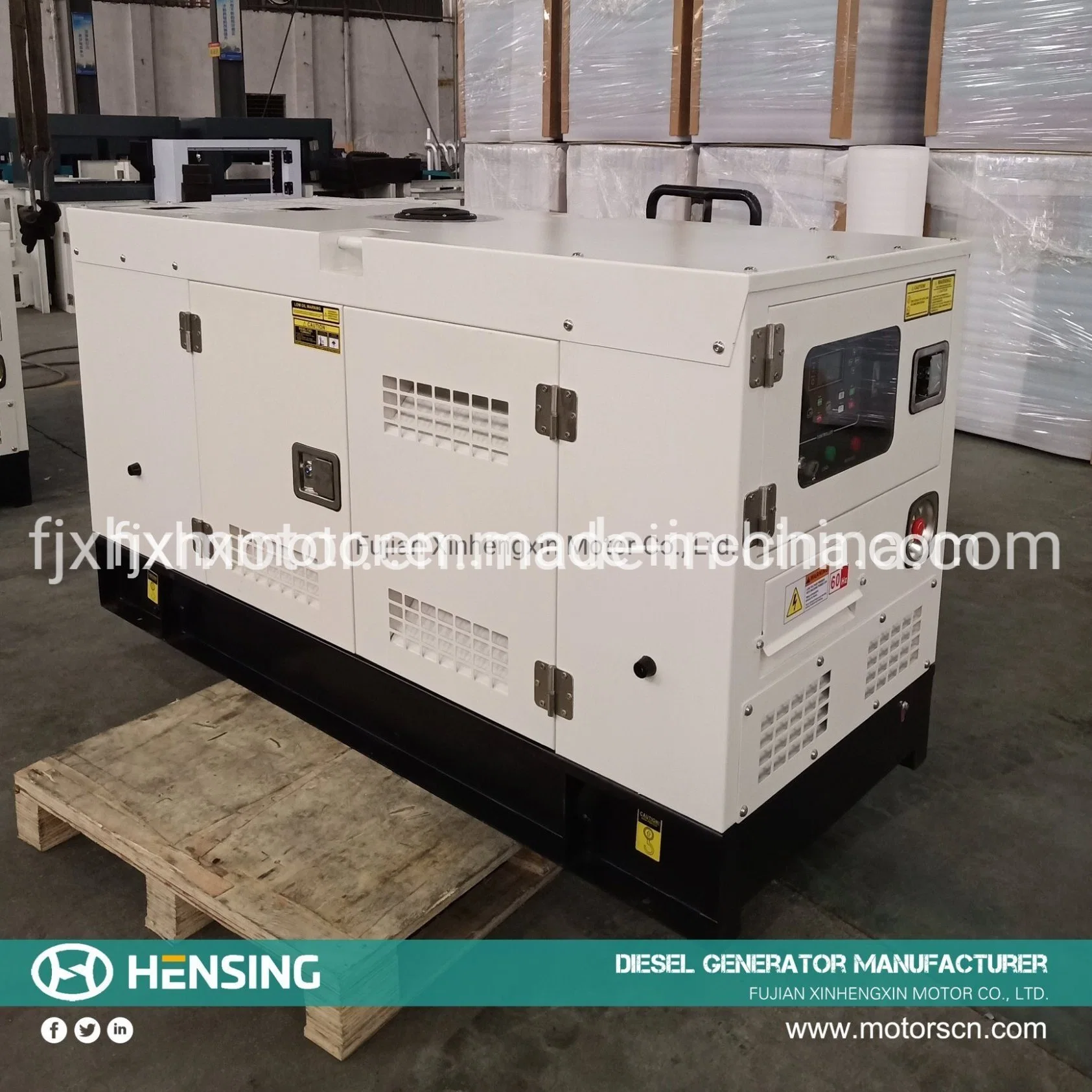 120 kw 150kVA en silencio Generador Diesel 380V 60Hz Doosan motor