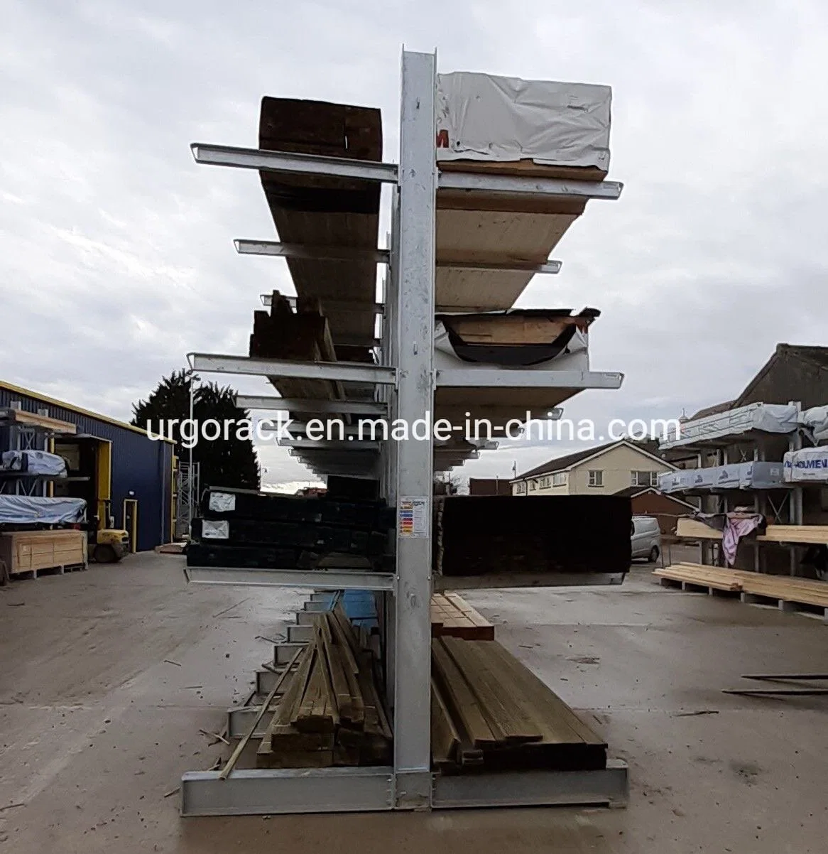 Warehouse Selective Industrial Storage Cantilever Racking for Pipe