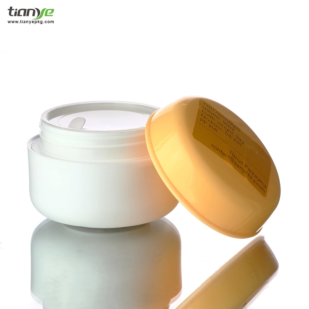 50ml PP Plastic Cosmetic Packaging Cream Jar with California 65