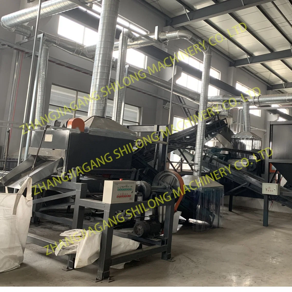 Waste Tyre Cutting Machine to Get Rubber Powder for Tyre Recycle Line