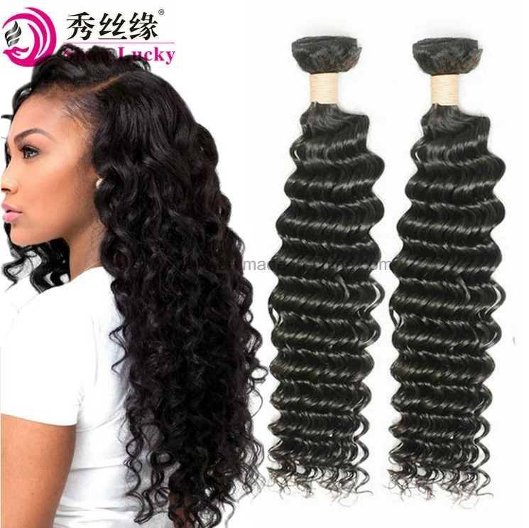 Big Discount Unprocessed Virgin European Human Hair Extension Deep Wave Remy Hair Weaving Weft