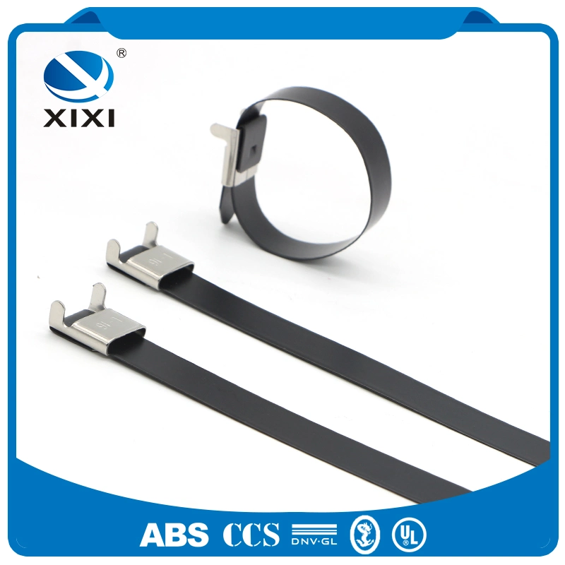 Plastic Coated Heat Resistant Stainless Steel Cable Straps