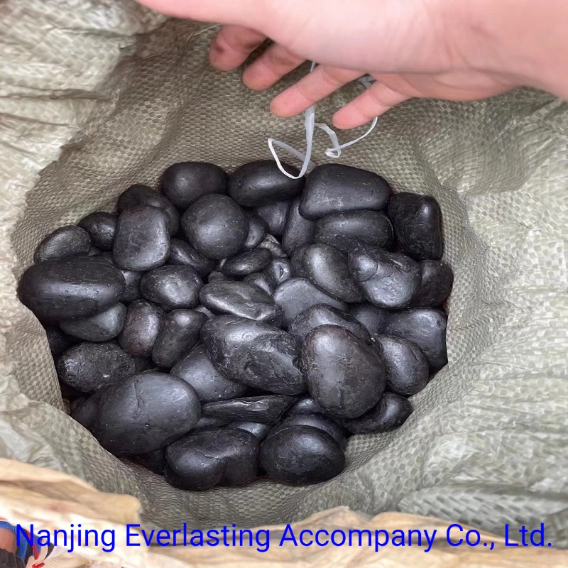 Wholesale/Supplier Black Beach Pebbles Polished River Rock Home Yard Garden Landscaping Stone Pebble