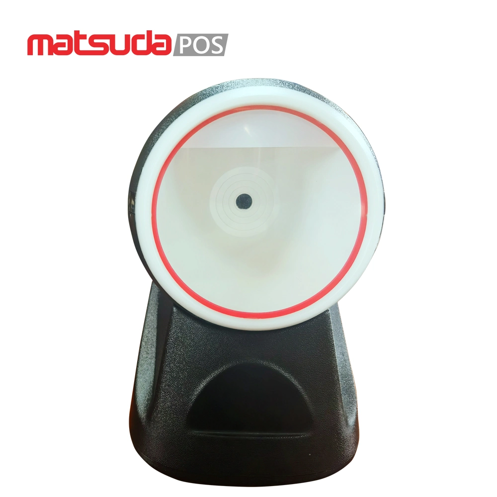 Small Excellent Hand-Free Desktop 1d 2D Barcode Scanner with USB Interface for Retail Market