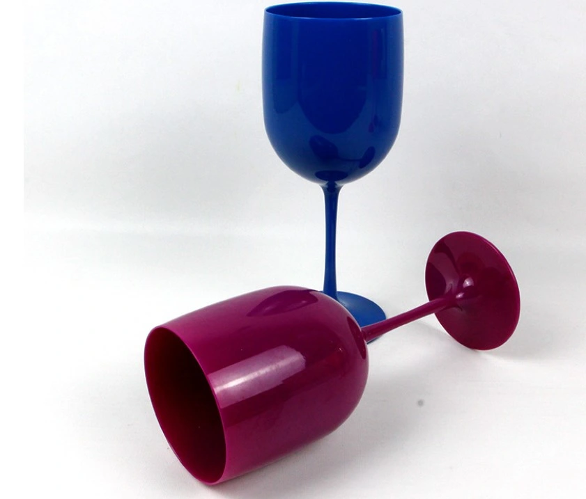 Plastic Red Wine Cup with Logo