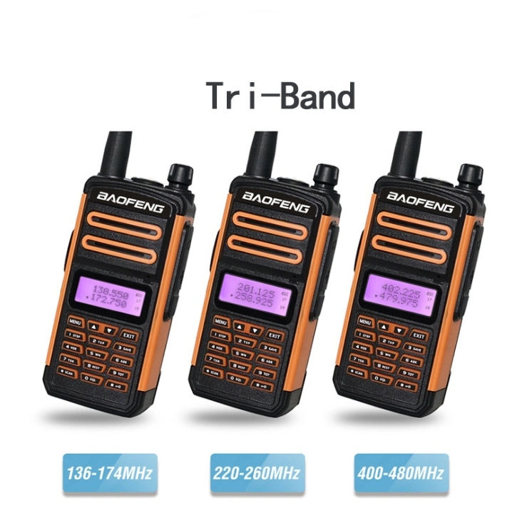 Hot Selling Tri-Band Baofeng Tr-988UV Licence Free Walkie Talkie Best Range 5-10km Talk Range