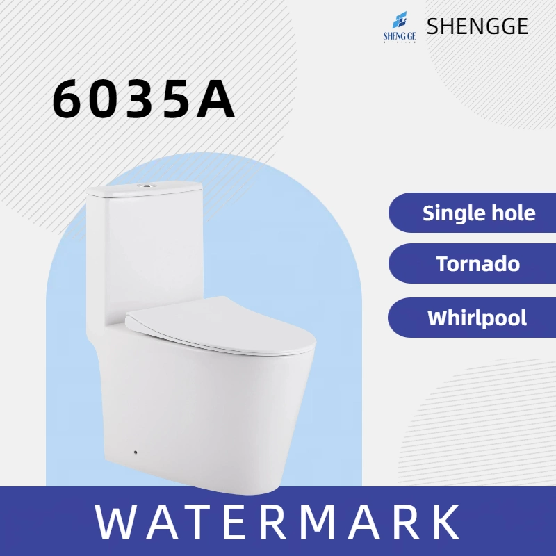 Bathroom Furniture Sanitary Ware Ceramica Water Closet Single Hole Tornado Whirlpoo One Piece Toilet Bowl