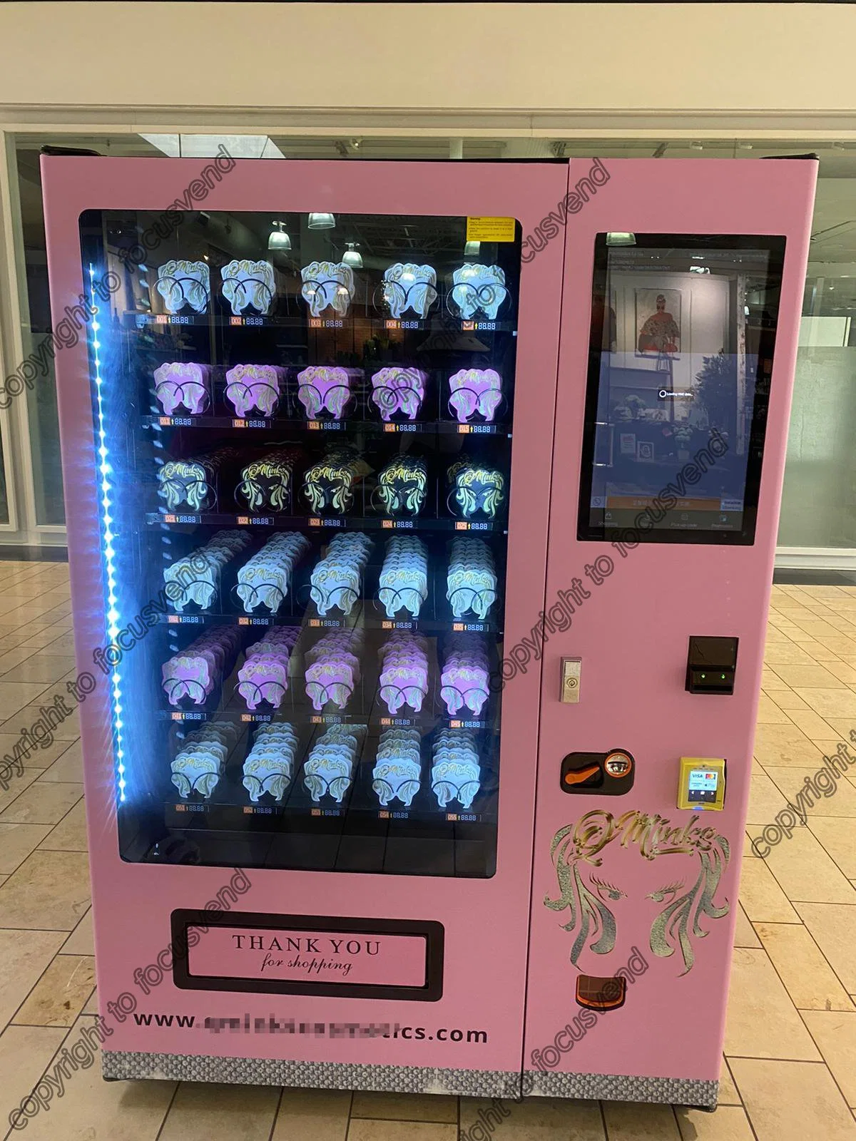 Custom Nail Polish Vending Machine with Free Customized Design