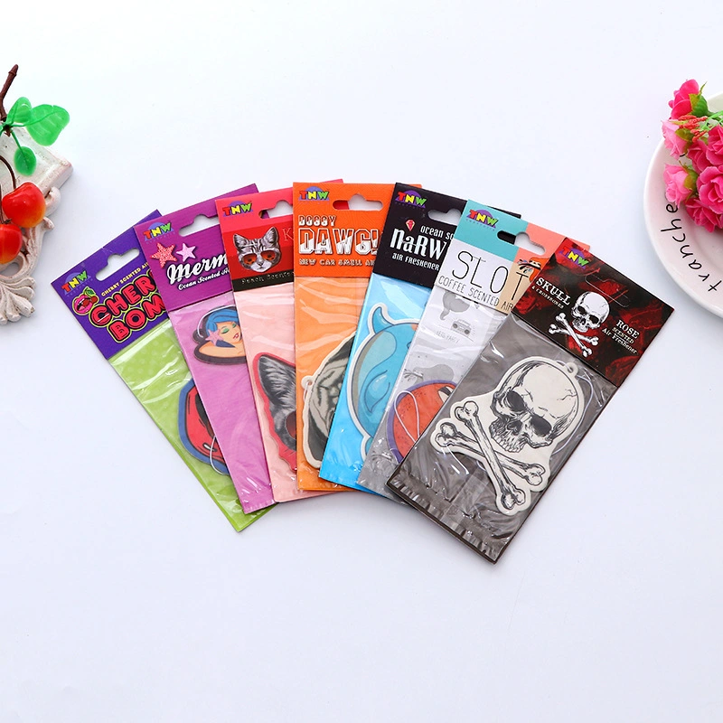 Wholesale/Supplier Air Fresheners Card Packaging Custom Design Decorative Auto Hanging Perfume Paper Car Air Freshener with Your Own Design