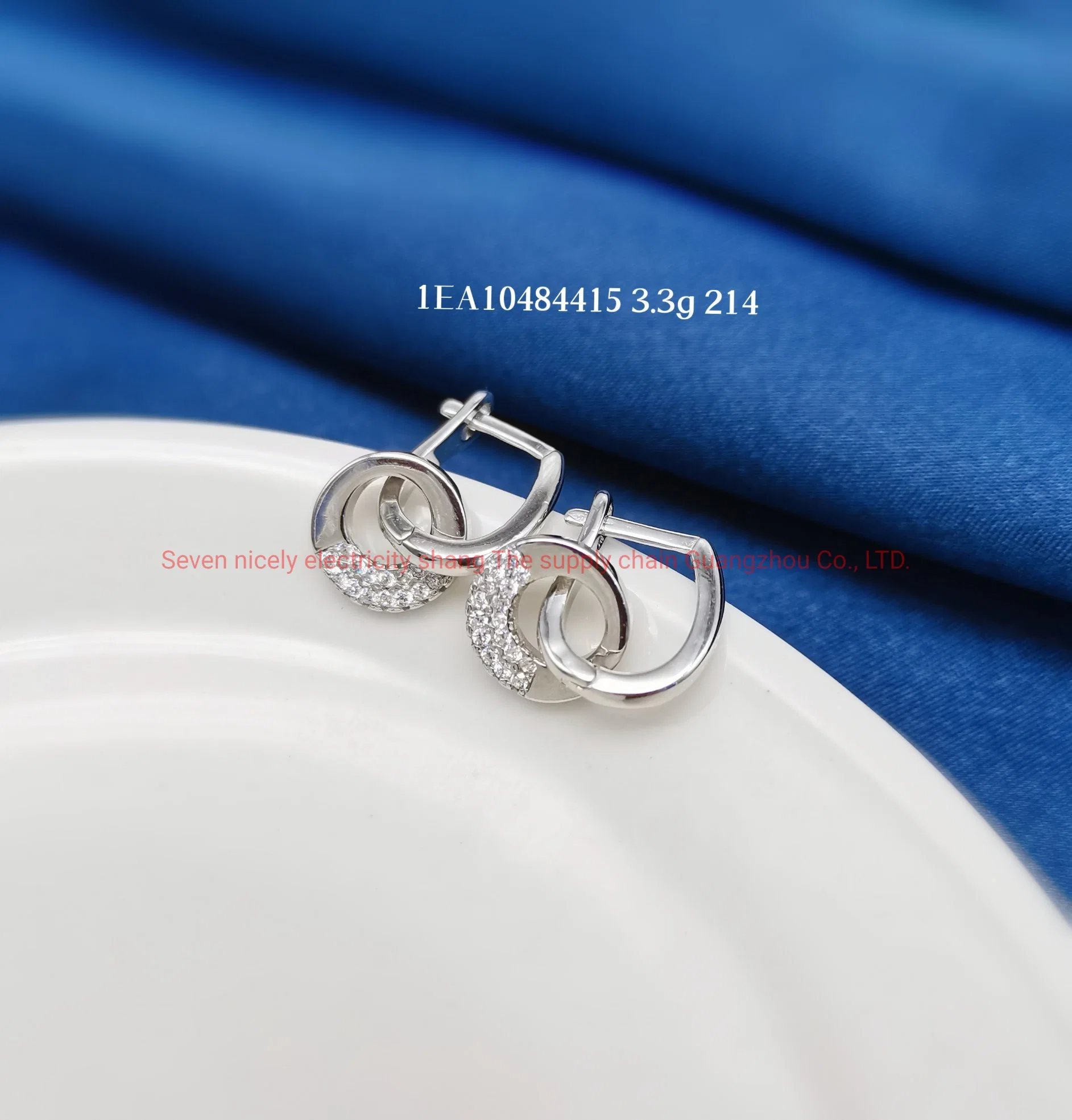 OEM Fashion Wholesale/Supplier Jewelry Birthday Gift Lady Earrrings High quality/High cost performance  925 Silver Huggie