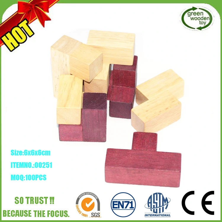 Wooden Puzzle Set, Intelligent Toys for Adult, Iq Puzzle 3D Wooden Puzzle Cube