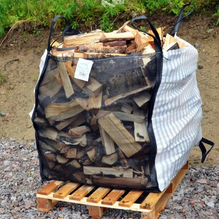 Firewood Sack for Wood Logs Big Mesh Net Packing FIBC Bag Vented Log Bag